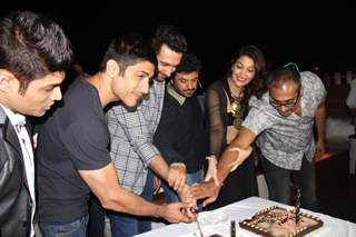 Cake Cutting at Launch of BCL's Ahmedabad Express Team