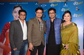 Subhodh Bhave, Sunil Barve and Shruti Marathe at Premiere of 'Bandh Nylon Che'