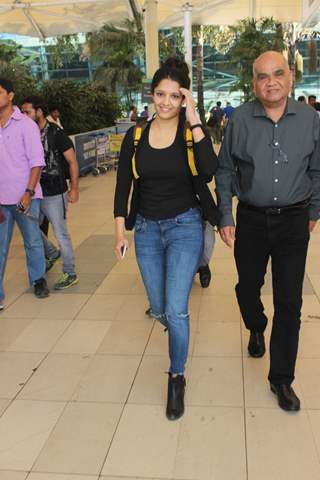 Ritika Singh Snapped at Airport