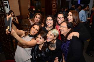 Adhuna Akhtar's Bash with other Hair Stylsists