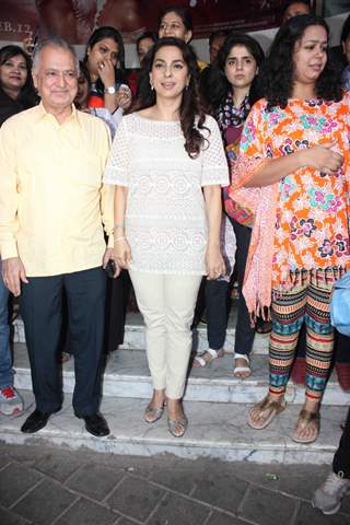 Juhi Chawla at Special Screening of 'Chalk N Duster' for 500 Teachers