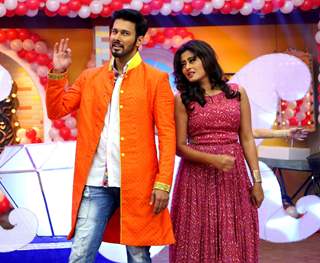 Rajneesh Duggal and Nidhi Subaiah for Promotions of 'Direct Ishq' on Comedy Classes