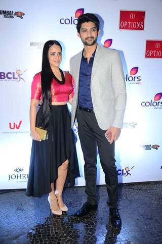 Natasha Redij and Aditya Redij at Launch of Anthem for BCL Team 'Mumbai Tigers'