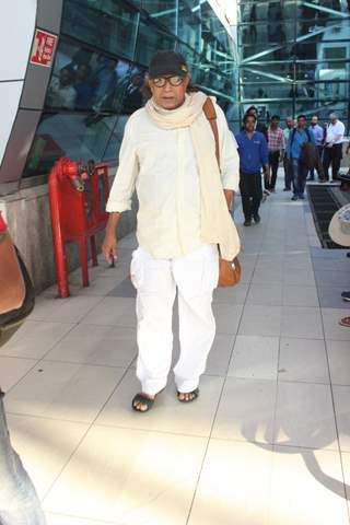 Mithun Chakraborty Snapped at Airport