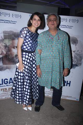 Kangana Ranaut at Special Screening of 'Aligarh'