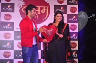 Candid moments from the Launch of Colors' New Show 'Kasam Tere Pyaar Ki'