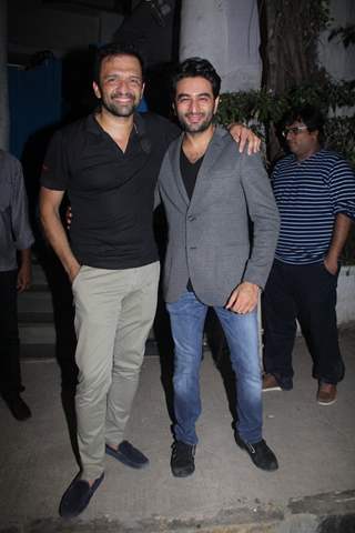 Atul Kasbekar and Shekhar Ravijiani at Success Bash of Neerja!