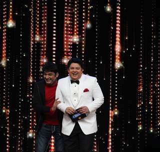 Kapil Sharma with Sajid Khan at India's Best Dramebaaz Grand Finale