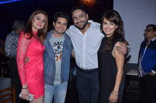 Karan Mehra with Nisha Rawal and Parag Tyagi Snapped at RUKA