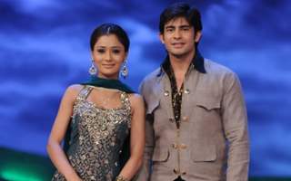 Hussain and Sara in Dance Premier League show
