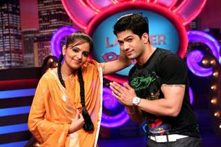 Amit Tandon and Ami Trivedi in Laughter Ke Phatke show