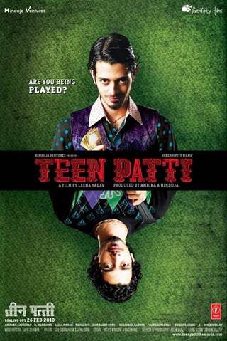 Teen Patti movie poster with Dhruv Ganesh