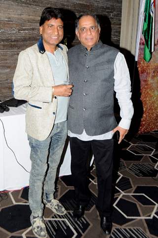 Raju Shrivastav with Pahalj Nihalani at Celebration of Completion of the film 'Salam Mumbai'
