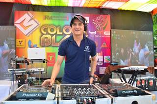 DJ Aqeel at Meet Bros Holi Celebrations