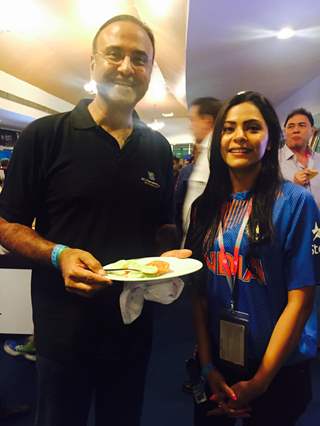 Anuja Sathe with Charu Shara at ICC T20 World Cup