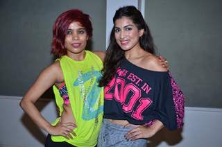 Pallavi Sharda learns Zumba