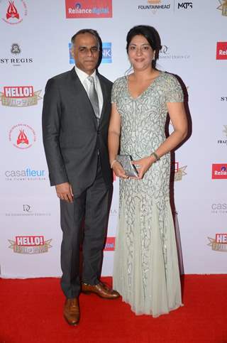 Priya Dutt along with her husband Owen Roncon at 'Hello! Hall of Fame' Awards