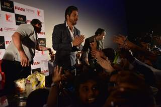 Shah Rukh Khan at Press Meet of 'Fan' in Noida