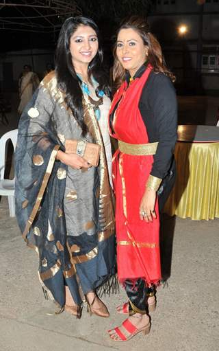 Bhoomi Trivedi with Shomu Mitra at Website and Calendar Launch of NGO 'Creative Connection'