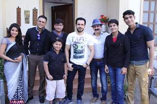 Emraan Hashmi on the sets on 'Badi Door Se Aaye Hai' for Promotions of 'Azhar'