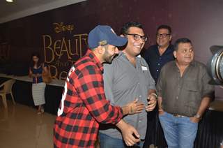 Varun Dhawan, Boman Irani and Kunal Vijaykar at Special Screening of 'Beauty and the Beast'