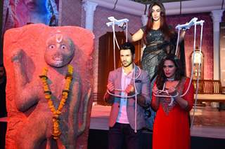 Mahek Chahal, Vivek Dahiya and Mona Singh at Colors TV's New Show Launch 'Kavach'