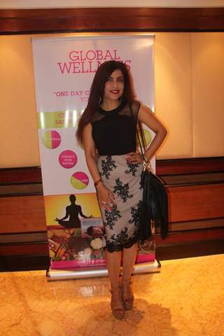 Shibani Kashyap at Global Wellness Day Event