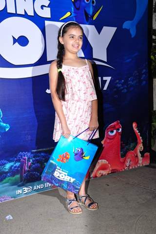 Child actress Ruhanika Dhawan at Special Screening of 'Finding Dory'