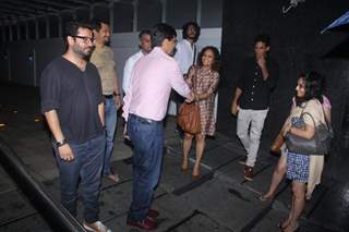 Vikramaditya Motwane,Madhu Mantena & Abhishek Chaubhey & Members of 'Phantom' Films Snapped