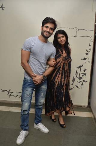 Karan Tacker & Ekta Kapoor at Vandana Sajnani Khattar's 50th Play