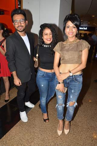 Neha Kakkar Sonu Kakkar and Tony Kakkar at Music Launch of the film 'Fever'