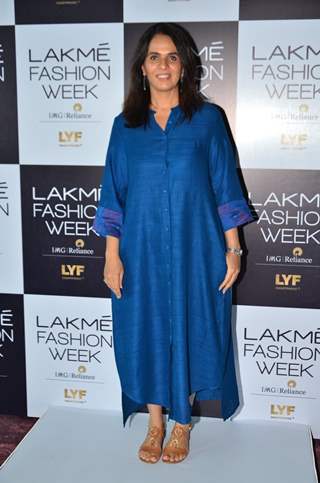 Anita Dongre at Auditions of Lakme Fashion weak 2016