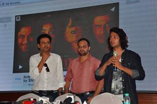 Manoj Bajpayee and Shirish Kunder at Press Meet of Short Film 'Kriti'