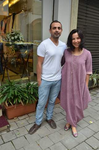 Mayank Anand and Shraddha Nigam at Unveiling of New Collection at ABU-SANDEEP's Fantastique!