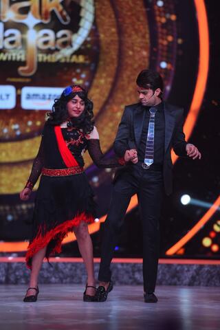 Manish Paul and Gaurav Gera performing on the sets of 'Jhalak Dikhlaa Jaa'