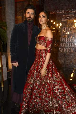 Fawad Khan and Deepika Padukone at Manish Malhotra's Fashion Show