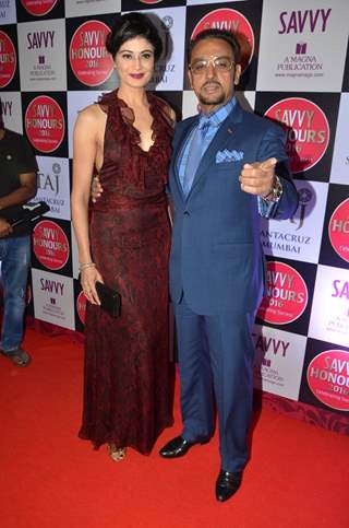 Actors Pooja Batra and Gulshan Grover at Savvy Honours 2016