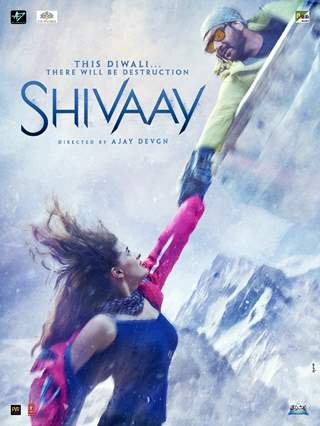 Shivaay poster starring Ajay Devgn and Sayesha Saigal