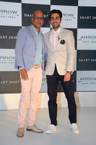 Narendra Kumar and Ayushmann Khurrana Promotes Arrow Smart Shirt