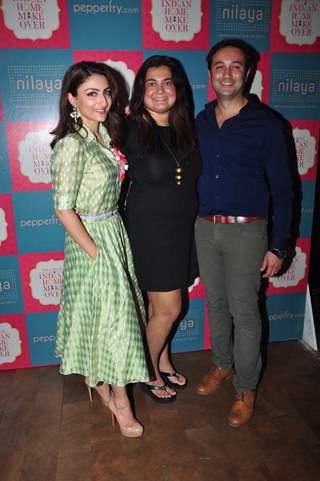 Soha Ali Khan and Divya Palat at Promotion of Great Indian Home Maker