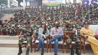 Ajay Devgn and Sayesha Saigal visited Attari border before Independence Day!