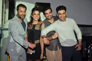 Manasi Scott, Abhishek Kapoor, Amit Sadh and Zaheer Khan at Manasi Scott's Album Launch