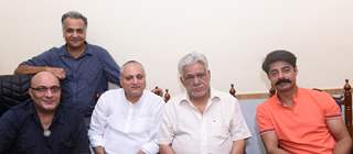 Sushant Singh, Amit Behl, Om Puri and Manoj Joshi at CINTAA Meeting