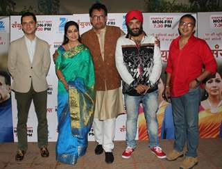 Kiran Kumar and Shubhangi Latkar at Launch of ZEE TV's New Primetime show 'Sanyukt'