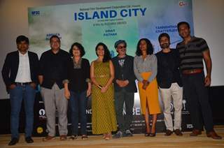 Celebs at Press meet of Island City