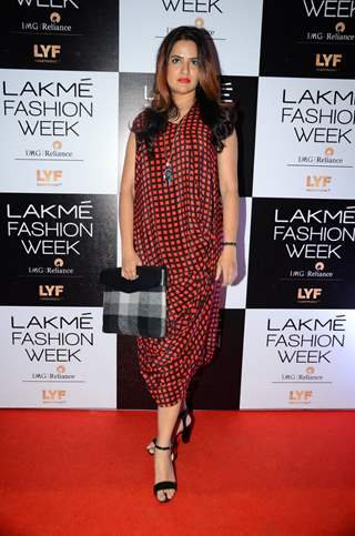 Sona Mohapatra at Lakme Fashion Week Winter Festive 2016- Day 2