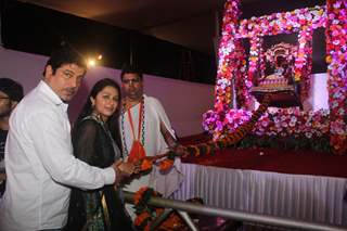 Bhumika Chawla snapped at Isckon