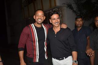 Hollywood star Will Smith Joins Succes Bash of 'Rustom' with Akshay Kumar