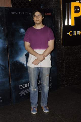 Vivaan Shah at Premiere of film 'Don't Breathe'