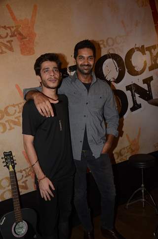 Purab Kohli and Shashank Arora at Teaser Launch of ROCK ON 2!